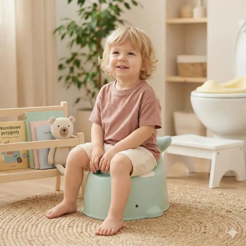 Gotowość do odpieluchowania: nocnik czy nakładka na toaletę? - blog helloskarbie.pl