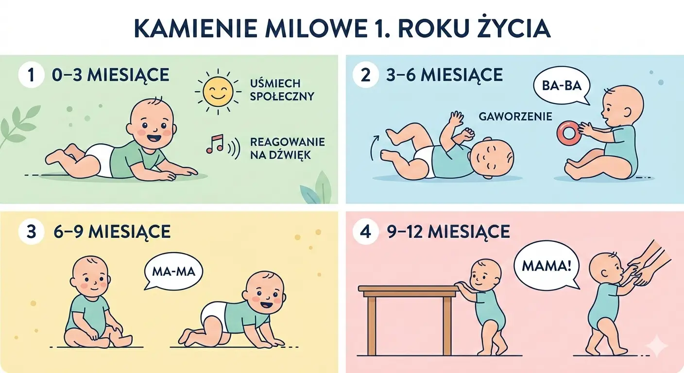 Kamienie milowe 1. roku życia