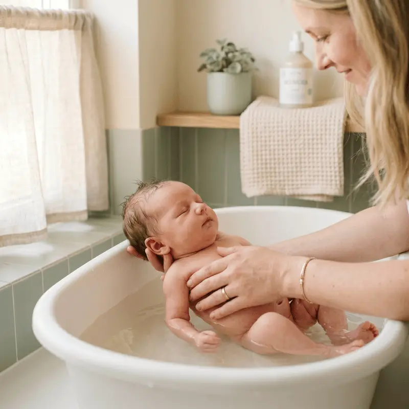 Kąpiel - podstawowym elementem pielęgnacji noworodka | helloskarbie.pl