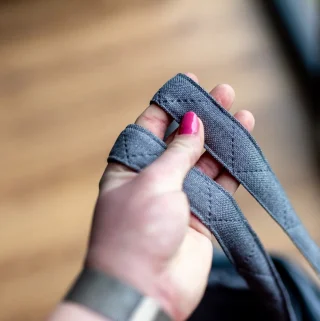 Duża torba do szpitala XL dla mamy, kolor szary