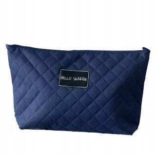 Kosmetyczka do szpitala granatowa dla mam dziecka poród wyprawka