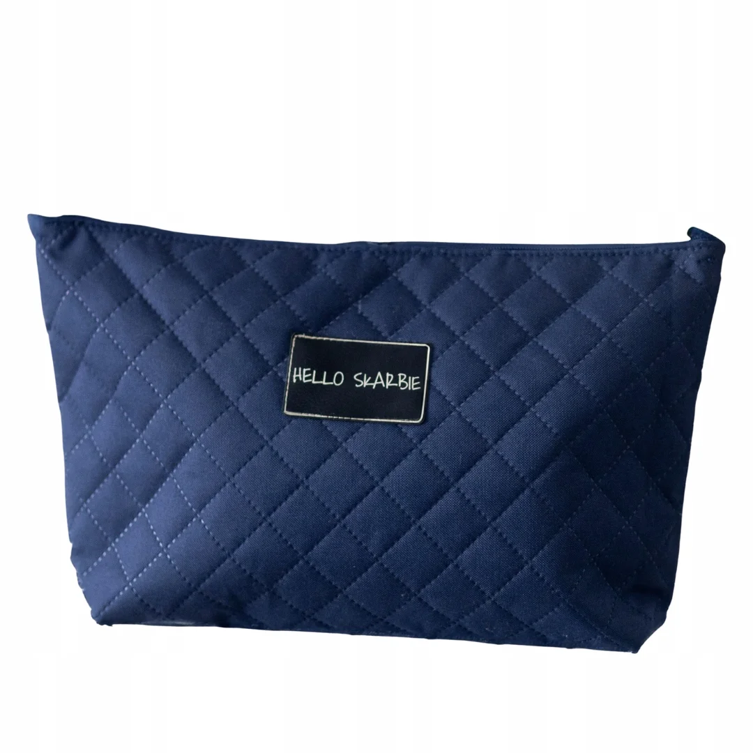 Kosmetyczka do szpitala granatowa dla mam dziecka poród wyprawka