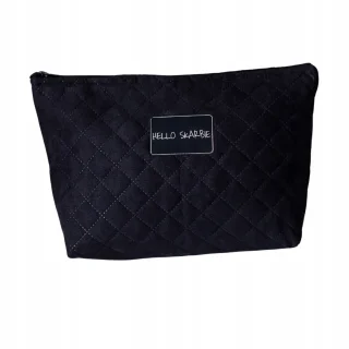 Kosmetyczka do szpitala czarna dla mam dziecka poród wyprawka