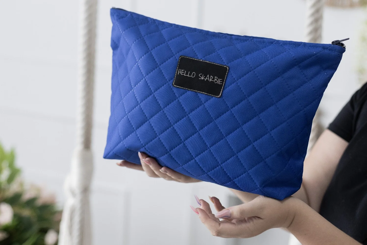 Kosmetyczka do szpitala dla mamy - Hello Skarbie (niebieska)