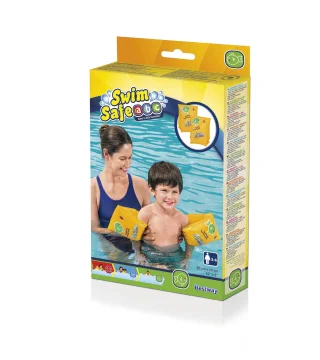 Dmuchane Rękawki do pływania Żółte S 25x15cm BESTWAY