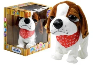 Interaktywny Piesek Szczeka Rusza Ogonkiem Sensory