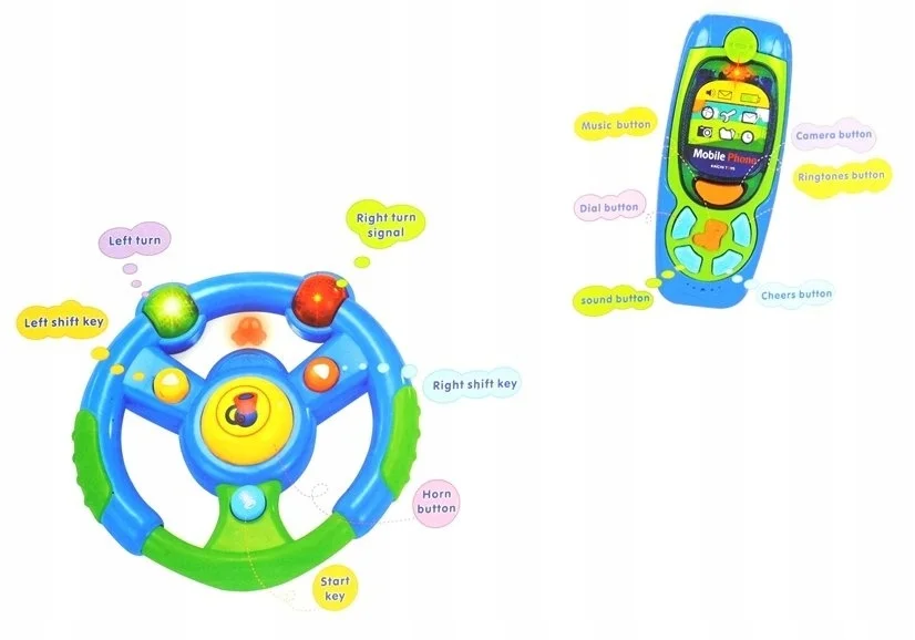 Dźwiękowy Zestaw Edukacyjny Kierowca Klucze Pilot