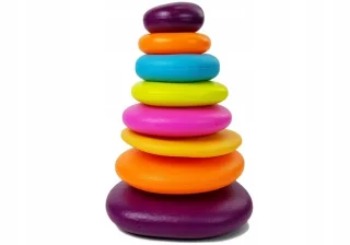 Piramidka Kolorowe Obręcze dla Niemowlaka