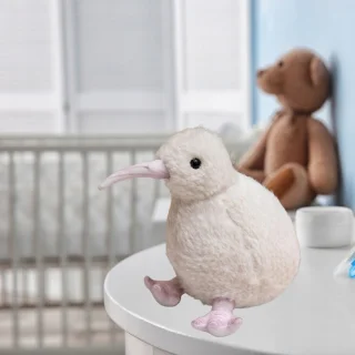 Pluszowy Ptak Kiwi Pluszak Maskotka Przytulanka Biały 21cm