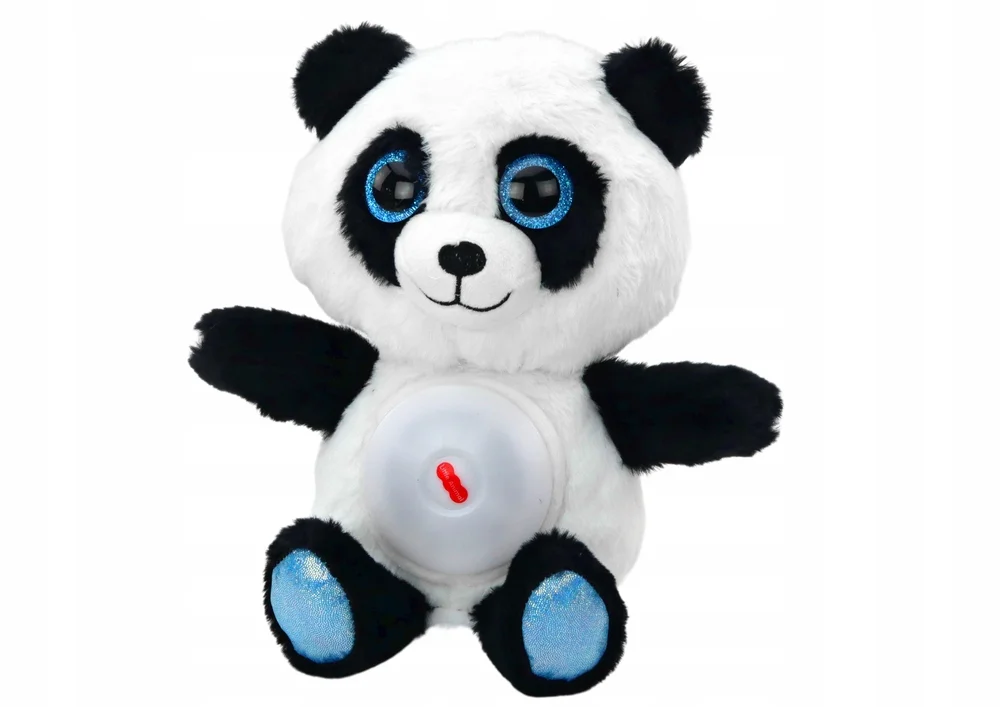 Miś Panda Usypiacz Lampka Kołysanki Przytulanka Maskotka 30 cm