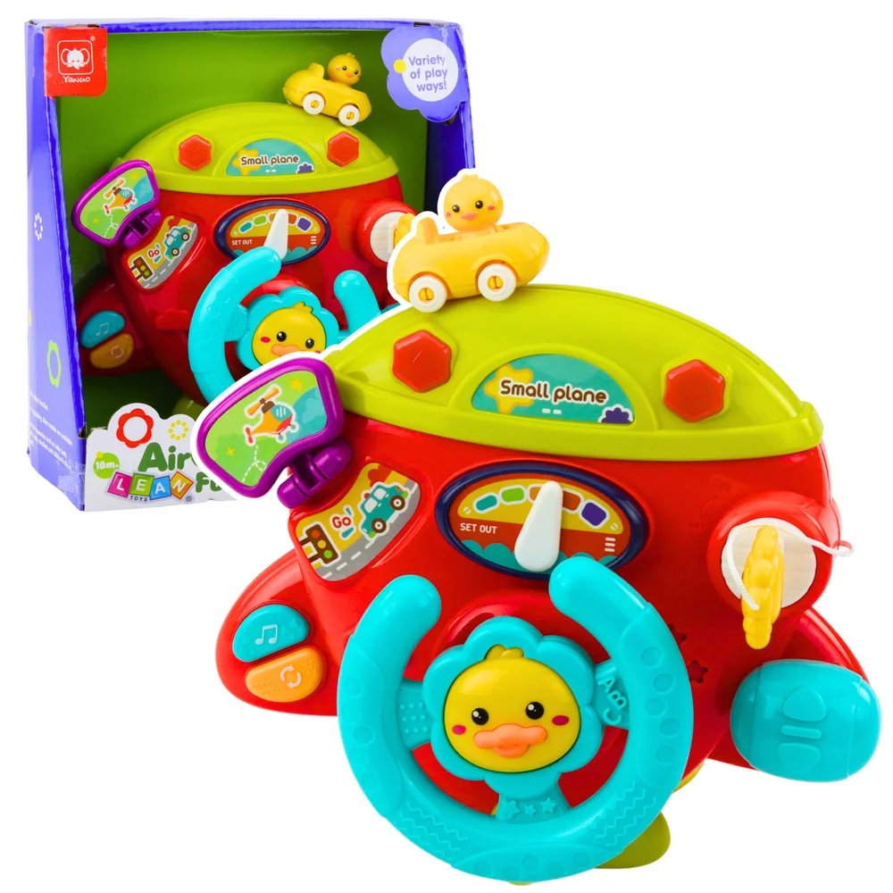 Interaktywny Samolot Tablica Kokpit Wielofukncyjna Mały Pilot Dźwięki