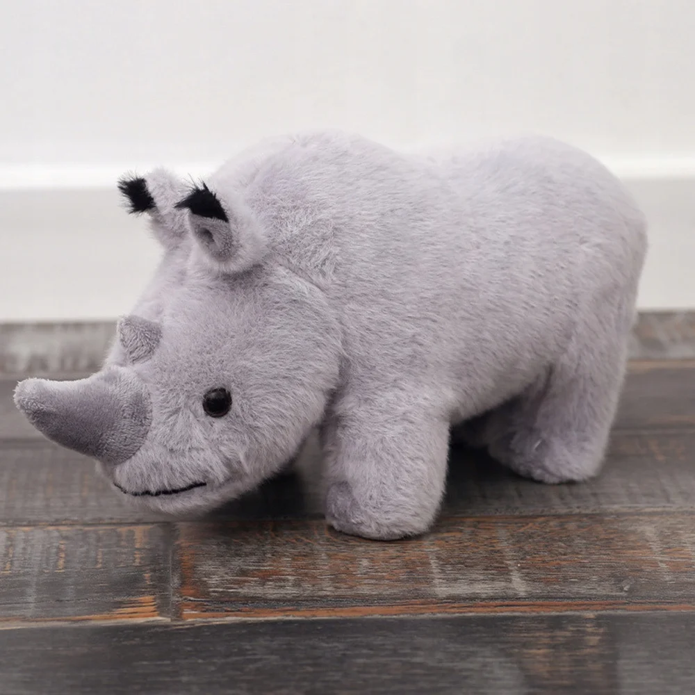 Maskotka Pluszowa Nosorożec Pluszak Przytulanka Szary 30cm