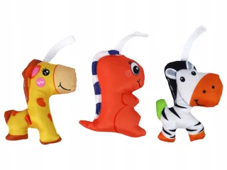 Karuzela Do Łóżeczka Na Baterie Klips Uniwersalny Zawieszki Niebieska