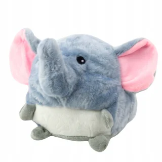 Pluszowy Słonik Usypiająca Przytulanka Światło Dźwięk Szary