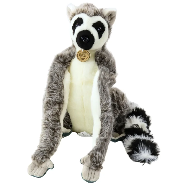 Pluszowa Maskotka Przytulanka Lemur Z Długimi Łapkami Na Rzepy 27cm