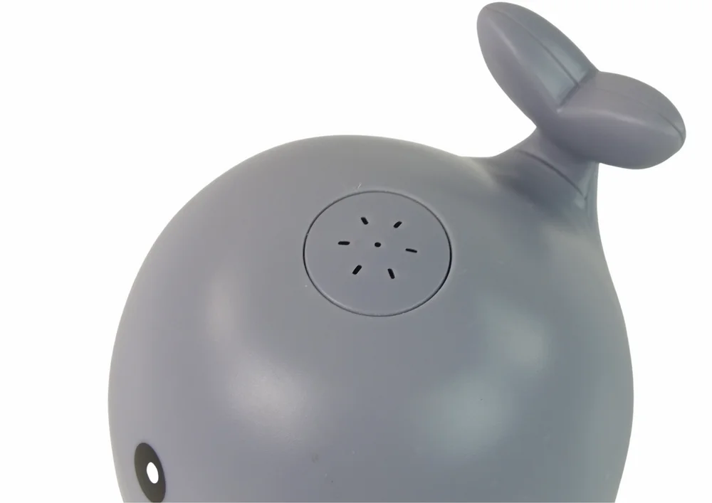 Wieloryb Tryskający Wodą  Interaktywna Zabawka do Kąpieli Szary
