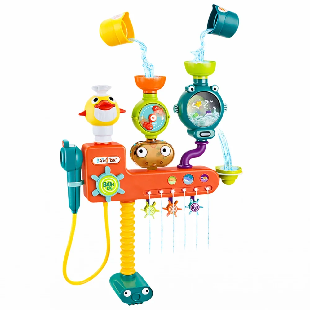 Zabawka Przelewowa Do Kąpieli Kołowrotek Kubeczki Prysznic
