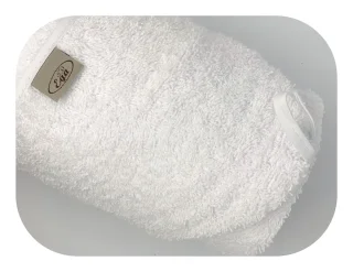 OKRYCIE KĄPIELOWE Z KAPTURKIEM 75/75 1303 BIAŁY