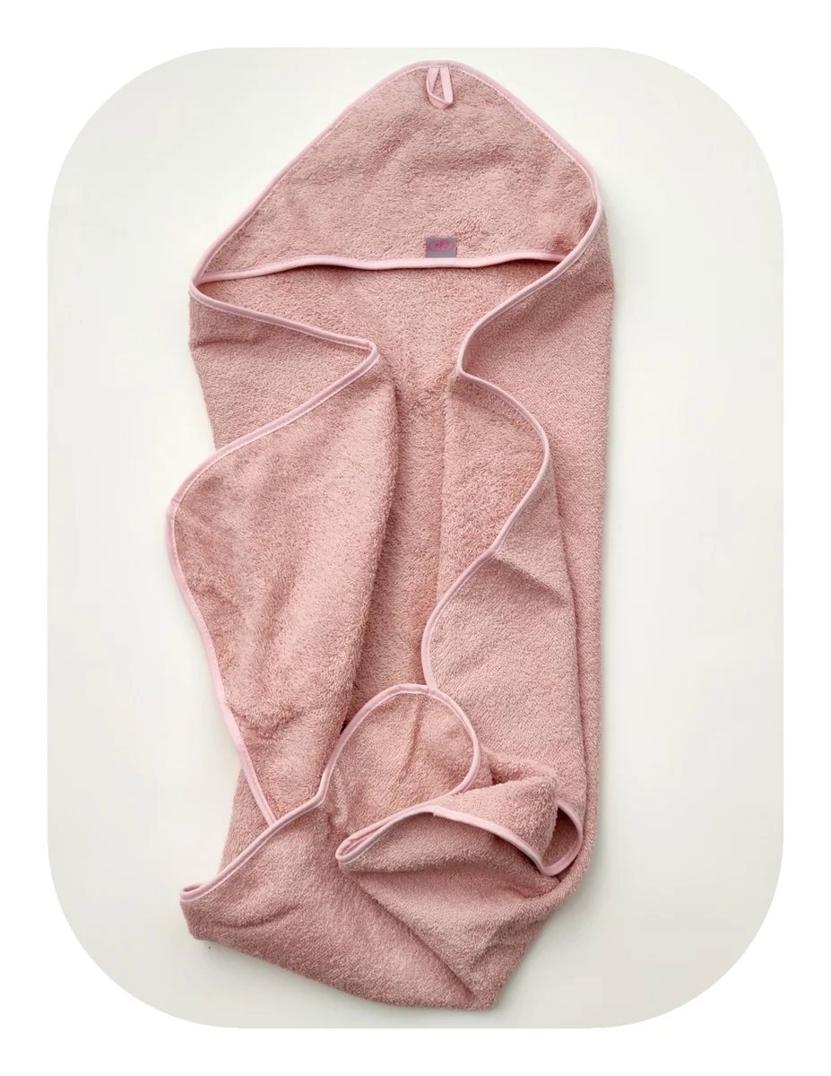 OKRYCIE KĄPIELOWE Z KAPTURKIEM 75/75 1310 BRUDNY RÓŻ