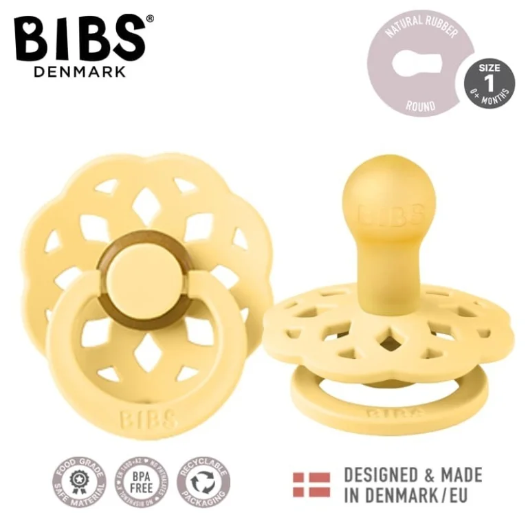 BIBS Smoczek uspokajający BOHEME PALE BUTTER S