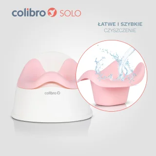 COLIBRO Nocnik dziecięcy SOLO ROSE różowy