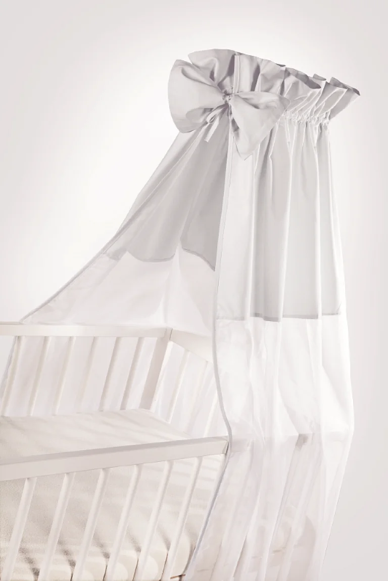 ALBERO MIO Baldachim uniwersalny z kokardą popiel