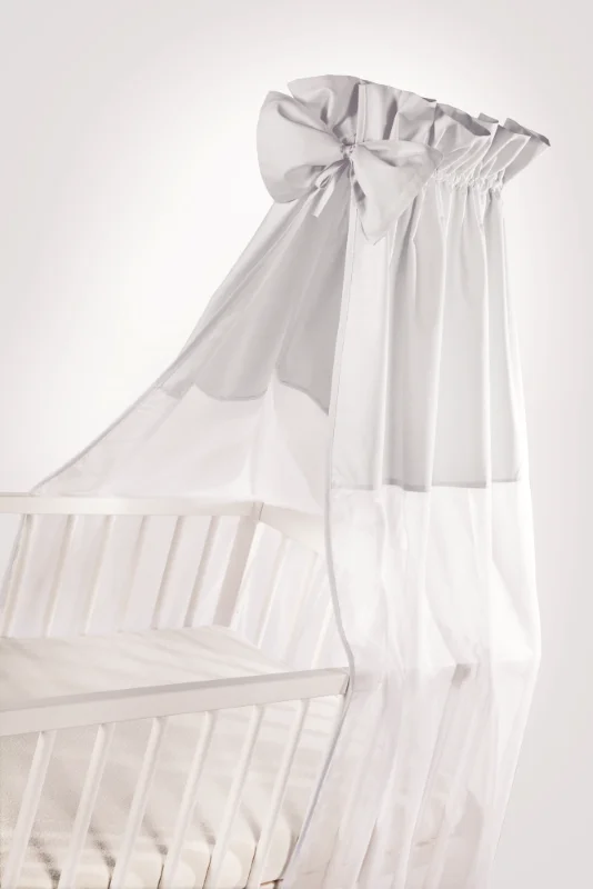 ALBERO MIO Baldachim uniwersalny z kokardą popiel