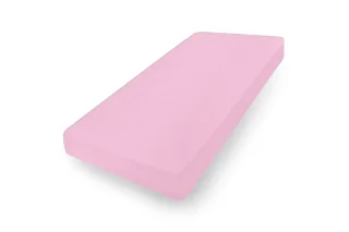 MATEX Prześcieradło JERSEY z gumką 60x120 [TB0027_10] róż
