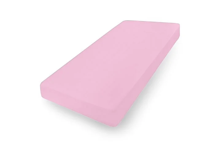 MATEX Prześcieradło JERSEY z gumką 60x120 [TB0027_10] róż